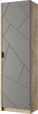 Шкаф-пенал Anrex Kaylas 1D (дуб каньон/силк шитаке)