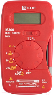 Мультиметр цифровой EKF M300 Expert In-180701-pm300