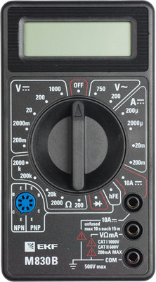 Мультиметр цифровой EKF M830B Master In-180701-bm830B