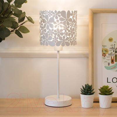 Прикроватная лампа Home Light Астерия E012 (белый)