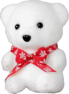 Световая фигурка Luazon Медведь в бабочке 4843984 (теплый белый)
