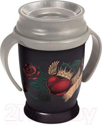 Поильник Lovi 360° I Love / 1/607 (250мл, черный)