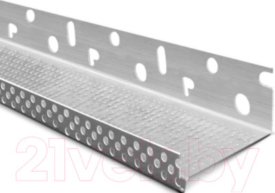 Профиль для теплоизоляции Profigips С капельником и перфорацией 103x2500 Al