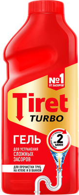 Средство для устранения засоров Tiret Turbo (0.5л)