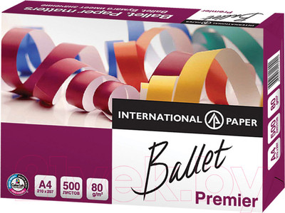 Бумага Ballet Premier ColorLok A4 80г/м 500л