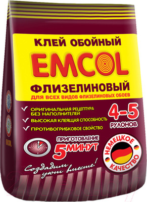 Клей для обоев Emcol Флизелиновый (200г)