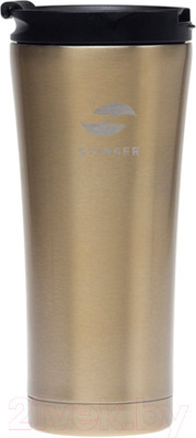 Термокружка STINGER HY-VF143 (коричневый)