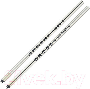 Набор шариковых стержней Cross 8518-4 (2шт, черный)