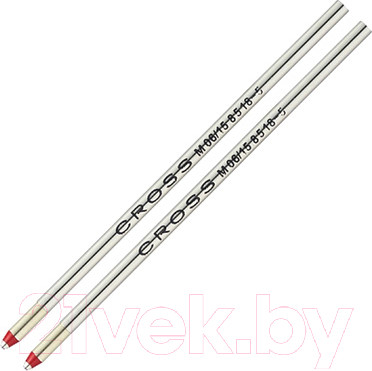 Набор шариковых стержней Cross 8518-5 (2шт, красный)