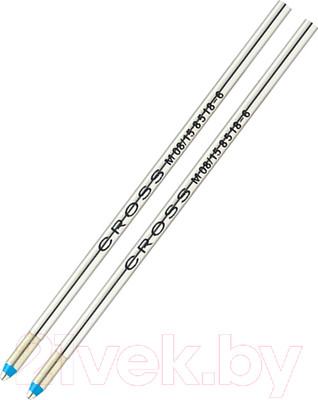 Набор шариковых стержней Cross 8518-6 (2шт, синий)