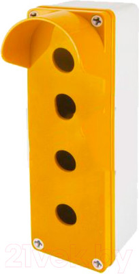 Корпус постов КС 89508 для кнопок управления (желтый)