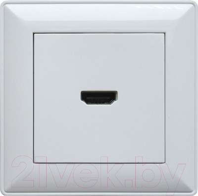 Розетка КС Дабрабыт СП HDMI / 74886 (белый)