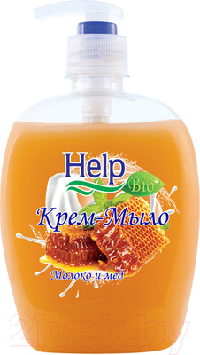 Мыло жидкое HELP Молоко и мед (500мл)