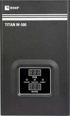 Стабилизатор напряжения EKF PROxima Stab-w-500 Titan W-500