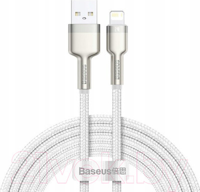 Кабель Baseus Lightning - USB / CALJK-B02 (2м, белый)