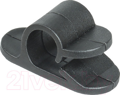Клипса-держатель для кабеля КС КС-1 / 91605 (черный)