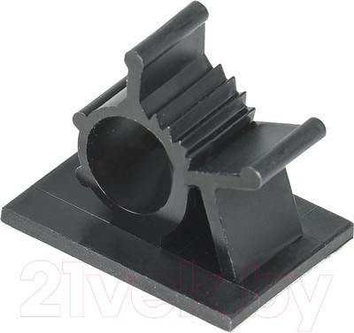 Клипса-держатель для кабеля КС КС-15 / 91609 (черный)