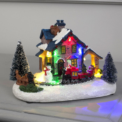 Световая фигурка Luazon Рождественские поезд 5133387 (мульти)