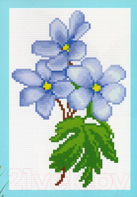 Набор для вышивания Радуга-нить Пралеска Ц-002П