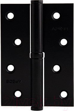 Петля дверная Apecs 100x70-B-Steel-BLM-R (черный)