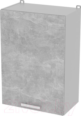 Шкаф навесной для кухни Interline Компо ВШ50-720-1дв (бетон)