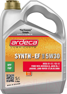 Моторное масло Ardeca Synth-EF 5W30 / ARD010005-005 (5л)
