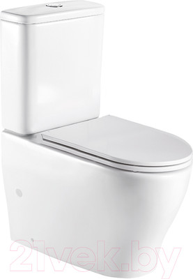 Унитаз напольный WeltWasser Angerbach 001 GL-WT (белый глянец)