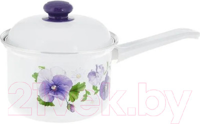 Ковш Лысьвенские эмали Анютины глазки С-1608АП/4