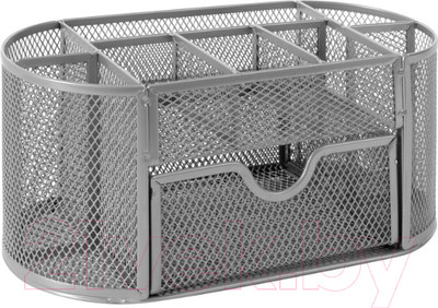 Органайзер настольный Brauberg 237419 (серебряный)