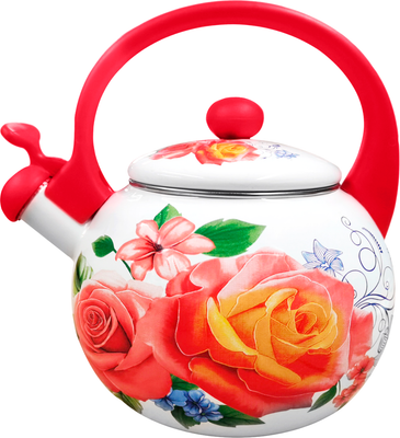 Чайник со свистком Lara LR00-20 (красный)