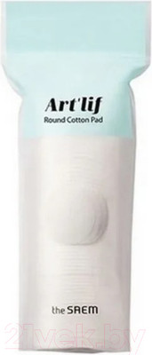 Ватные диски The Saem Art'Lif Round Cotton Pad (80шт)