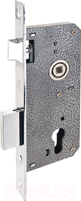 Замок врезной Аллюр 9045 B CP без ц/мех. б/руч.