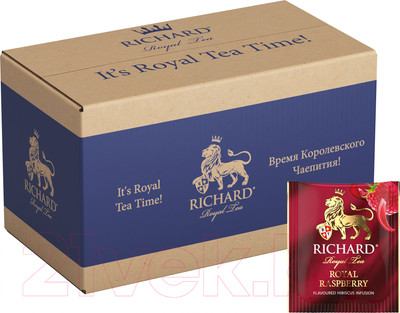 Чайный напиток Richard Royal Raspberry с кусочками малины и фруктов (200пак)