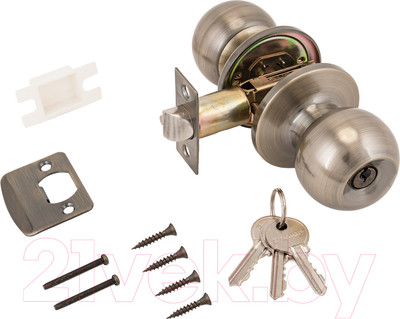 Ручка дверная Аллюр 5560 AB (бронза)