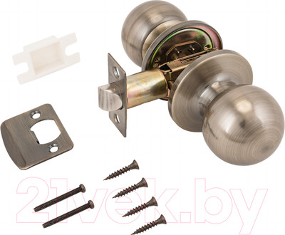 Ручка дверная Аллюр 5560 PS AB (бронза)