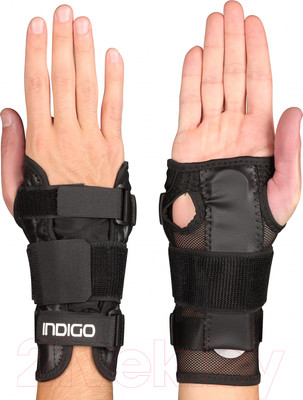 Суппорт запястья Indigo Sport IN271 (черный)