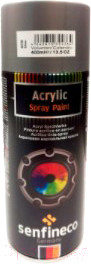 Краска автомобильная Senfineco Paint Acrylic Silver / 4036 (400мл, серебристый)