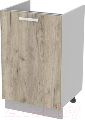 Шкаф под мойку Интерлиния Компо НШ50м-1дв (дуб серый)