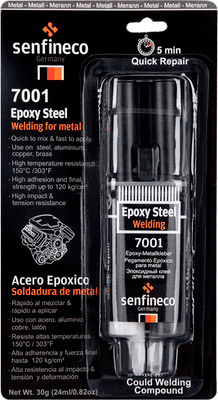Клей Senfineco Epoxy Steel / 7001 (30г)