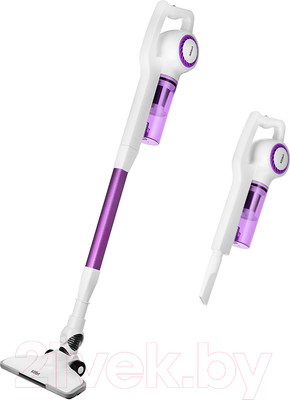 Вертикальный пылесос Kitfort KT-5105-1 (белый/фиолетовый)