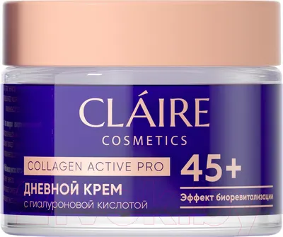 Крем для лица Claire Collagen Active Pro дневной 45+ (50мл)