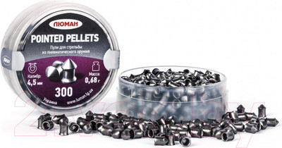 Пульки для пневматики Люман Pointed Pellets 0.68г (300шт)