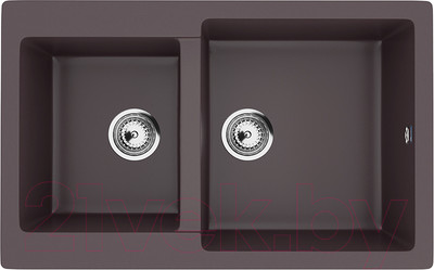 Мойка кухонная Ulgran U-505 (345 шоколад)