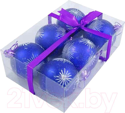 Набор шаров новогодних Волшебная страна PBD6-6-054-B / 101783 (6шт)
