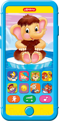 Развивающая игрушка Азбукварик Песенки мультяшек. Мой друг мамонтенок / 3307