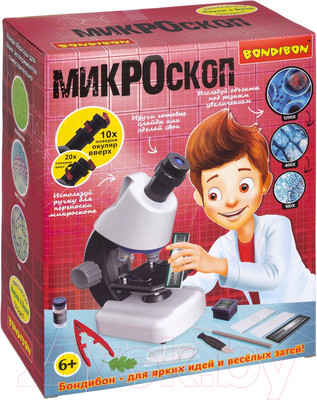 Микроскоп оптический Bondibon Французские опыты. Науки с Буки / ВВ5286