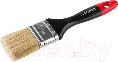 Кисть малярная Stayer Professional Universal 0104-050 плоская (50мм, светлая натуральная щетина)