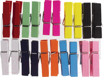 Набор прищепок декоративных Остров Сокровищ Классика / 661289 (20шт)