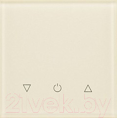 Выключатель DeLUMO Senso 1013 одноканальный трехклавишный сенсорный (белый жемчуг)