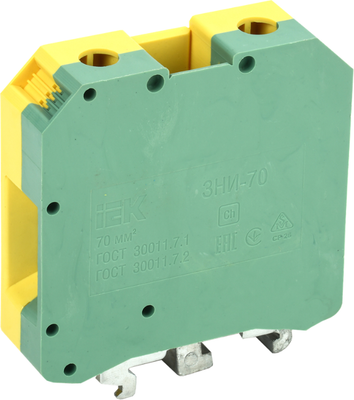 Зажим на DIN-рейку IEK YZN20-070-K52